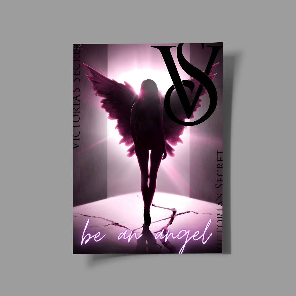 1pc V-V-Victorias-Fashion-S-Secret Poster Print For Bedroom Living Room Home Decor Painting Wall Art HD Picture Mural