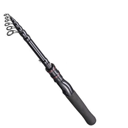Casting Fishing Rod Carbon Fishing Rod Camping Fishing 4-6 Guides Compact Collapsed Size Fast Action Fishing Rod