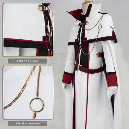 HOLOUN Zero Anime Julius Juukulius Cosplay Costume Cloak Coat Pants Gloves Belt Convention Halloween Christmas Party Outfit