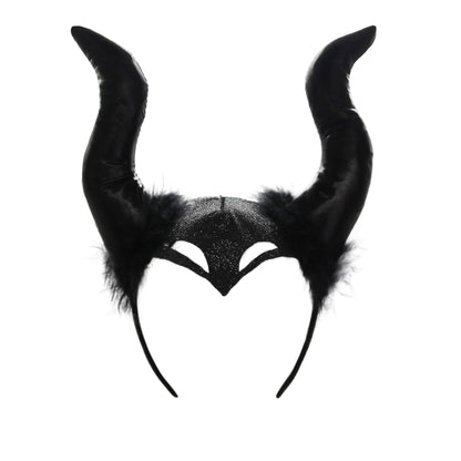 Halloween Costume Cartoon Maleficent Cosplay Dress Fancy Witch Disguise Robe Carnival Devil Queen Dot Tulle Frock