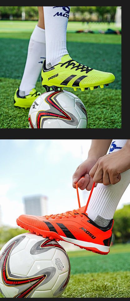 Men Original Football Shoes Professional Fast Soccer Shoes Society Cleats Low Cut Football Field Boots Sneaker Non-Slip Match