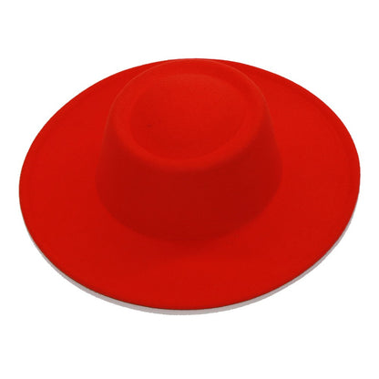 Chapéus Fedora Masculino Feminino Aba Larga 8.5CM Lã Feltro Chapéus Jazz Estilo Britânico 2023 Chapéu Panamá Formal Social