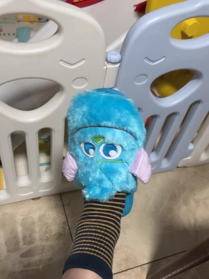Pantufa de Anime Universidade Monstros Disney Monstros SA Mike Wazowski Sullivan Quente de Inverno Antiderrapante Desenho Animado Sapatos Domésticos