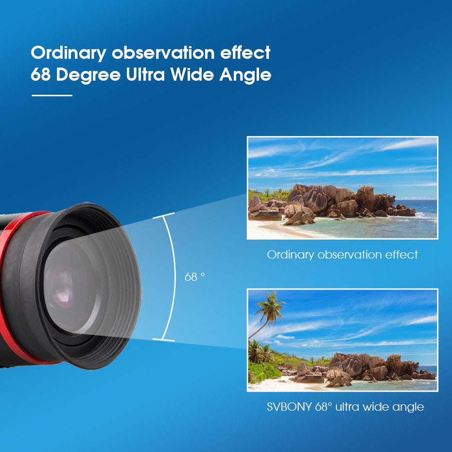 SVBONY Ocular de telescópio de grande angular 68° 6mm/ 9mm /15m /20mm FMC 1.25" para Telescópio Astronômico