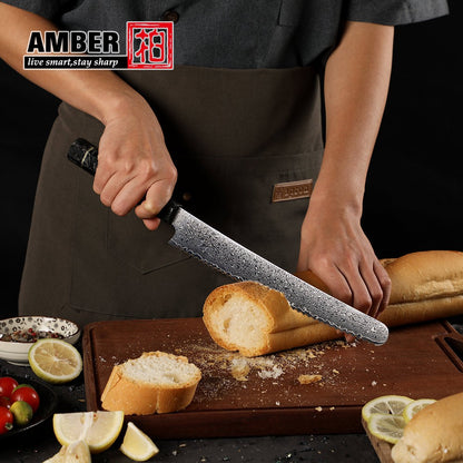 Professional 67-layer Damascus Japanese Kitchen Nakiri Gyuto Chef bread boning Knife Set Home kitchen tool with Carbon Fiber HD