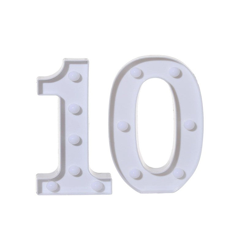 2Pcs Number 16 18 21 30 Led Light String Happy Birthday Party Decoration Wedding Anniversary Adult Birthday Party Gift Light Led