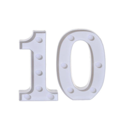2Pcs Number 16 18 21 30 Led Light String Happy Birthday Party Decoration Wedding Anniversary Adult Birthday Party Gift Light Led