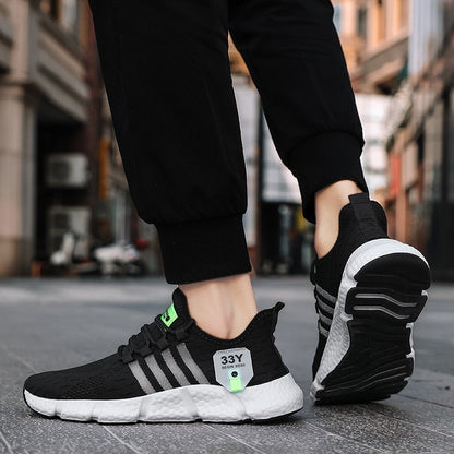 Sapatos Masculinos de Malha Respirável Modernos Leves para Caminhada Tamanhos Grandes Tênis Masculino de Tênis Tênis de Corrida ao Ar Livre Fitness 2024
