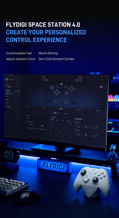 Flydigi Just Launched Direwolf 4 controller gamepad wireless gamepad for pc /Switch/Phone/tablet computer,with charging dock