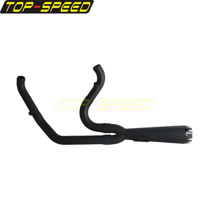 For Harley CVO Street Glide FLHXSE 2017-2025 CVO Road Glide ST FLTRXSTSE 2024-2025 2-Into-1 Exhaust Motorcycle Touring Mufflers