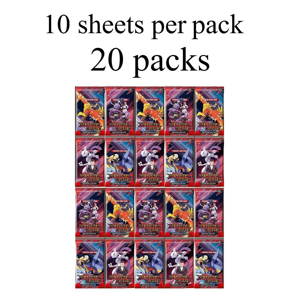Novos jogos 4-36Pacote de Cartas Pokémon em Inglês Caixa de Booster Black Bolt White Flare Cartas de Batalha Pokémon Troca de Jogo Presente