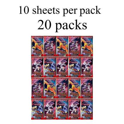 Novos jogos 4-36Pacote de Cartas Pokémon em Inglês Caixa de Booster Black Bolt White Flare Cartas de Batalha Pokémon Troca de Jogo Presente