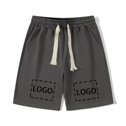 Men's Loose Shorts Custom Logo Y2K Streetwear Casual Beach Shorts For Men Hip Hop Fashion Summer Shorts