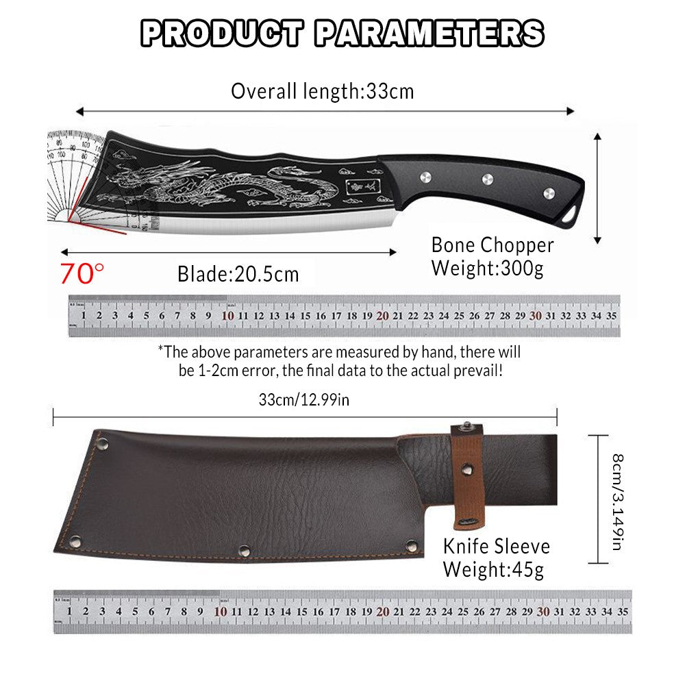 Faca de Cozinha Super Afiada MDHAND Aço Inoxidável 3CR13 Forjada Faca de Desossar para Cozinha Carne Frutas Culinária Acessório de Faca de Chef