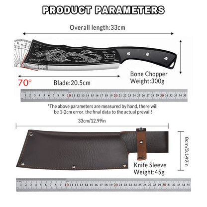 Faca de Cozinha Super Afiada MDHAND Aço Inoxidável 3CR13 Forjada Faca de Desossar para Cozinha Carne Frutas Culinária Acessório de Faca de Chef