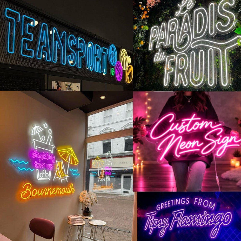 Custom Neon Sign Personalized Acrylic Sign Illuminated Logo LED Sign for Bar Party Birthday Nail Shop Wall Decor Night Lamp Sign