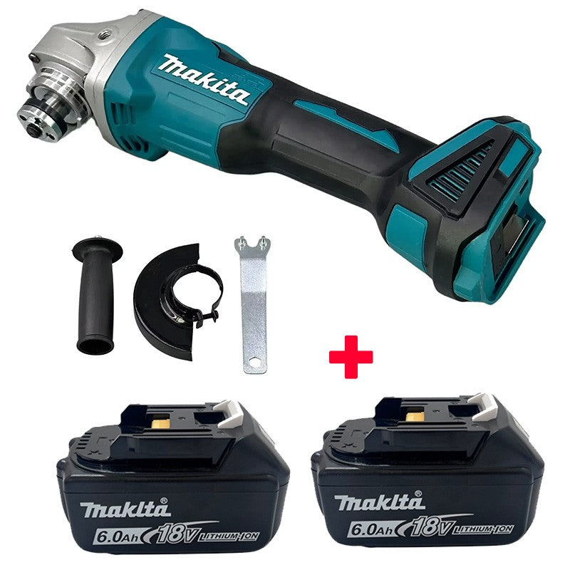 Makita DGA404 Esmerilhadeira Angular Elétrica a Bateria de Lítio Brushless 125mm/100mm Máquina de Corte Recarregável Máquina de Polir de Alta Potência