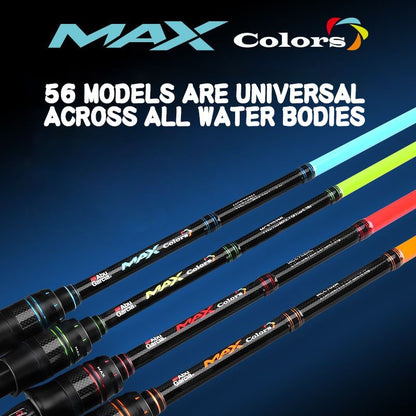 Vara de pesca Abu Garcia Rainbow original 4 cores 2 partes Vara de pesca de isca