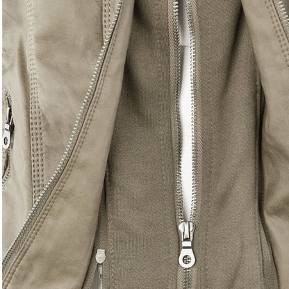 Faux Leather Jacket Women 2025 Basic Jacket Coat Female Winter Motorcycle Jacket PU Leather Zipper Hoodies Outerwear chaqueta