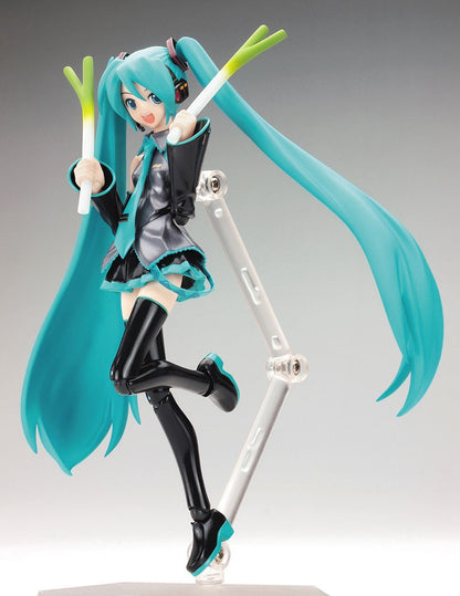 Anime FIGMA Hatsune Miku Action Figures Articulações Móveis Contêm os Adereços Decoração de Mesa Coleção de Brinquedos de PVC Modelo Presentes Infantis