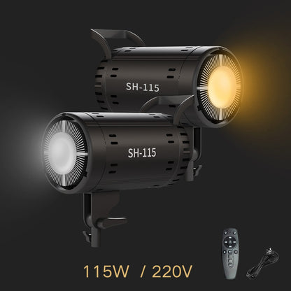 Lâmpada LED de vídeo de 135W para fotografia 8300 CY, luz diurna balanceada, para retrato, flash de estúdio, acessórios para YouTube, presente para live