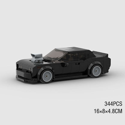 MOC Speed Sports Super Carro de Corrida Blocos de Montar DIY Tijolos Cidade Rally Técnico Grande Veículo de Corrida Presente de Natal Brinquedo