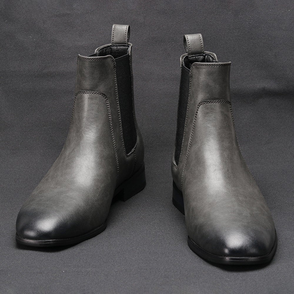 40~46 Botas Chelsea Masculinas 2024 Marca Confortável Moda Couro Botas Masculinas #KD431