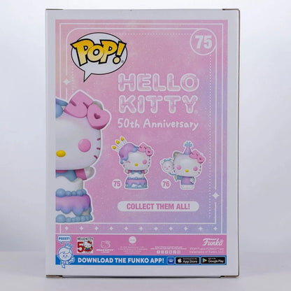 Funko Pop Hello Kitty 50th Action Figures Model Toys Anime Figureine Statue Doll Cartoon Collectible Vinyl Figure Souvenir Gifts