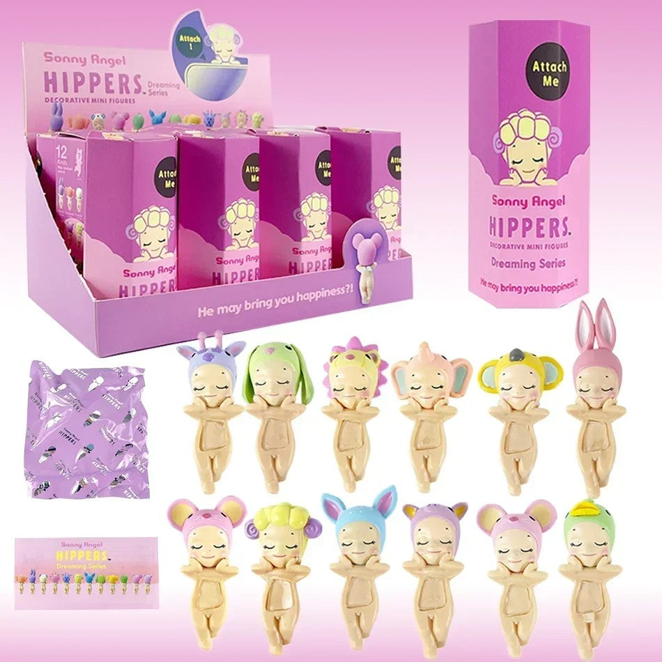 Hot S Angel Blind Box Sonho Fofo Angel Hippers Série Mistério Caixa Minifigura Enfeite Boneca Presente de Natal para Crianças