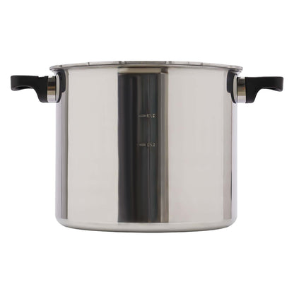 23 Quart 22L 90kpa Pressure Canner and Cooker with Pressure Gauge 10PSI Explosion Proof Safety Valve Extra-Large Size