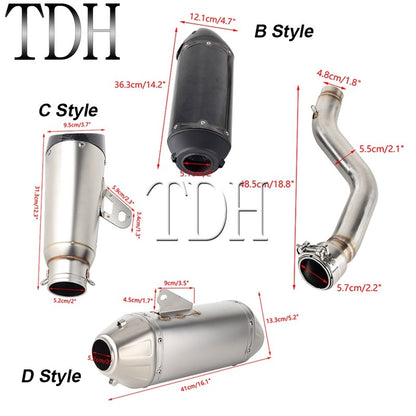 For Harley Pan America 1250 Special Escape Tube Motorcycle Exhaust Muffler Killer Muffler Pipe RA1250 RA1250S RA1250SE 2021-2026