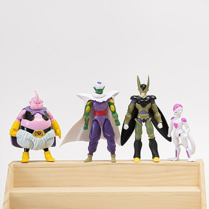 12-18CM Anime Dragon Ball Z Super Saiyan Son Goku Broly Vegeta Anime Action Figure Model Gifts Collectible Figurines for Kids