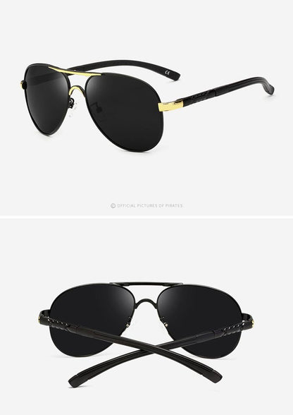 Outdoor Driving Sunglasses Mens Fashion Pilot Polarized Sun Glasses Men Women Polycarbonate Lenses 0945
