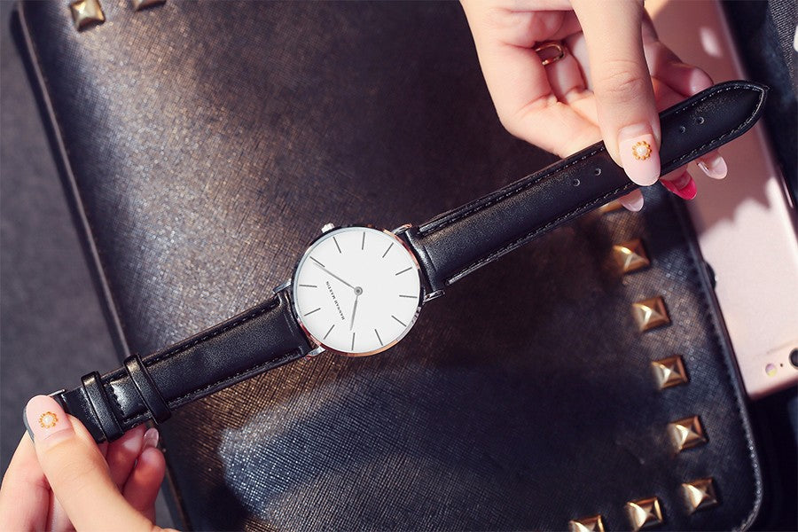 HANNAH MARTIN Brand Japan Quartz Movement Men Waterproof Wrist Watches Fashion Luxury Ultra Thin Nylon Creative Ladies Watches