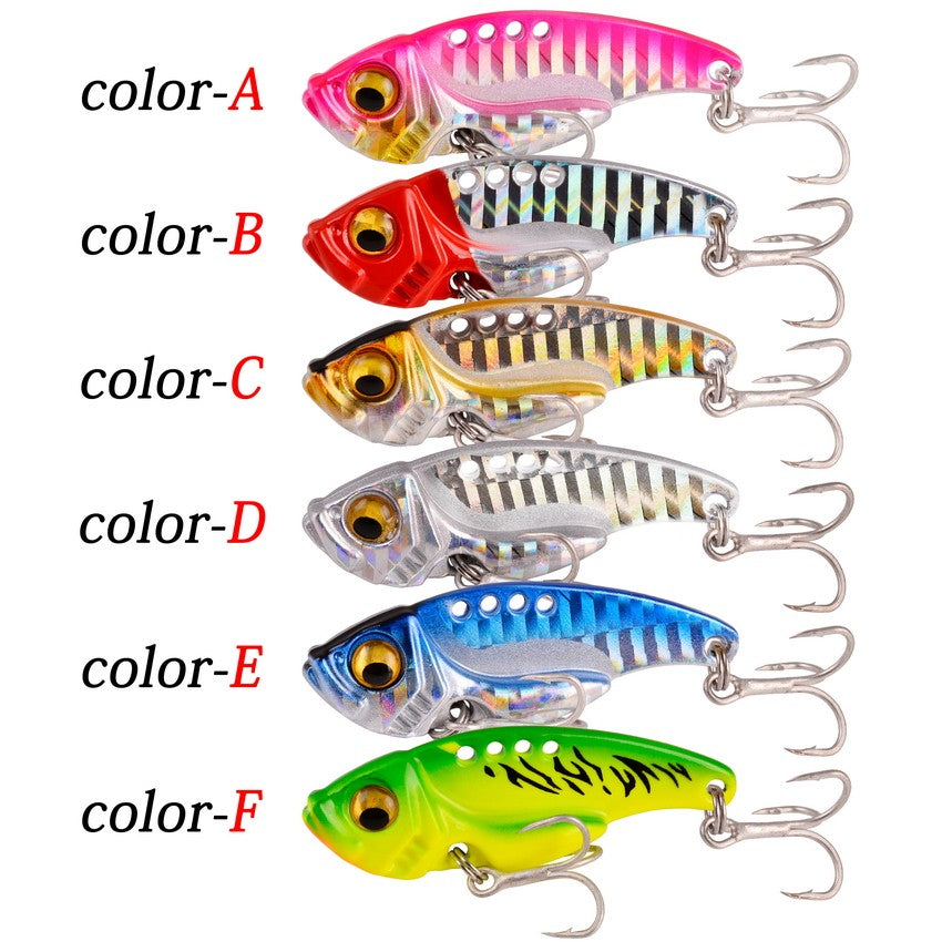 9 Peças Isca de Pesca Inverno Metal VIB Spinner Colher 3g 7g 10g 15g 20g Jigs Vibração Iscas Artificiais Truta Baixo Pesca Tackle