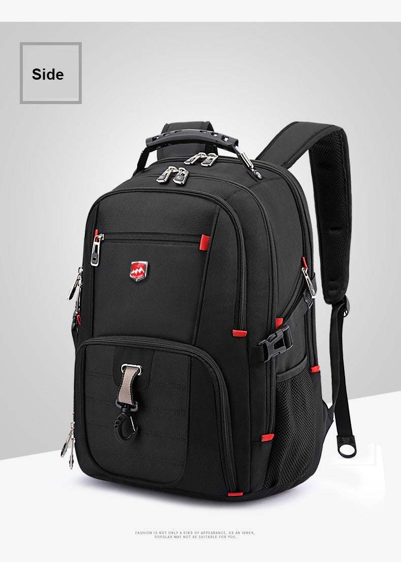 Waterproof 20 Inch Laptop Backpacks USB Charging School Bag Anti-theft Men Backpack Travel Backpack Male Mochila High Capacity