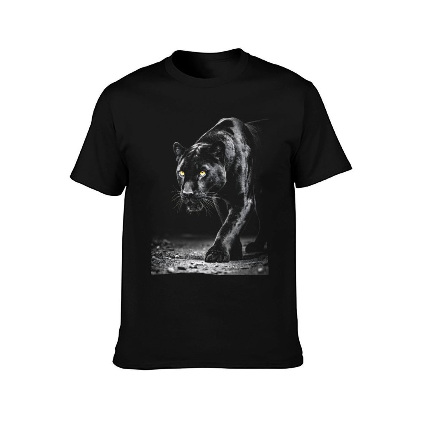 Black Panther T-Shirt cotton t shirt man t shirt man plain T-Shirt