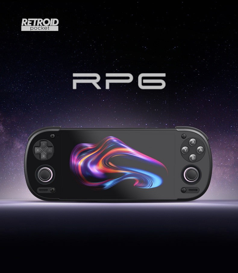 Retroid Pocket 6 Handheld Game Console RP6 Android 5.5 Inch 1080P 120Hz AMOLED Screen 6000mAh 8GEN2 with Hall-Effect Trigger PS2