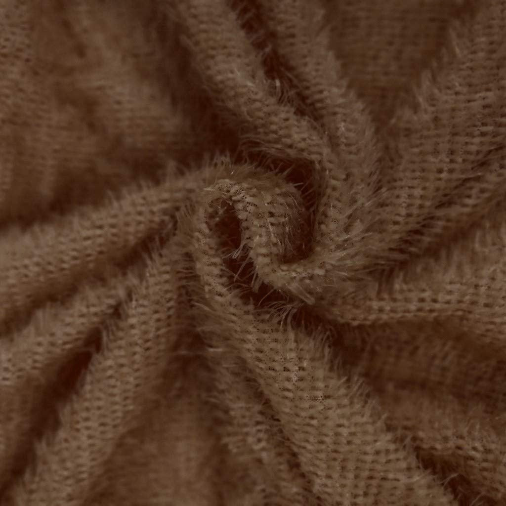 Women Winter Sweater Knit Crewneck Warm Long Sleeve O-Neck Casual Sweatshirts Dress Solid Color Oversized Basic Ladies Cloth