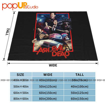 Manta Ultra-Macio Ash Vs Evil Dead Colcha de Inverno Capa de Sofá Capas de Cama