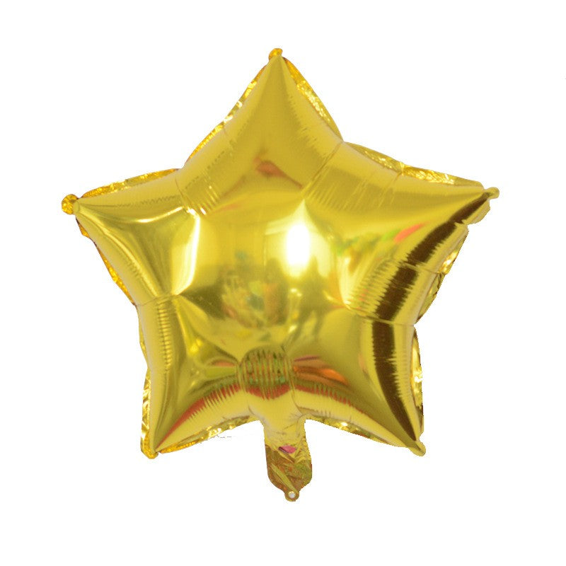 10pcs 18inch Star Foil Balloons Helium Balloon Children toy Gift 1st Birthday Party Wedding Decorations kids Globos Baby Shower