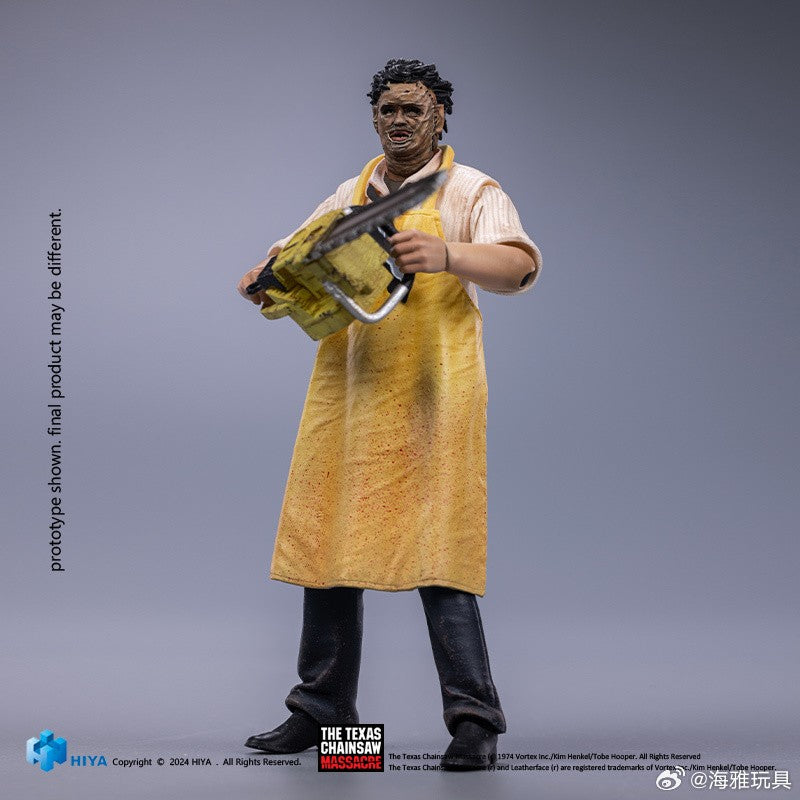 1/18 HIYA Action Figure Exquisite Mini Series Texas Chainsaw Massacre 1974 Leather Face - Killing Mask Standard Ver.