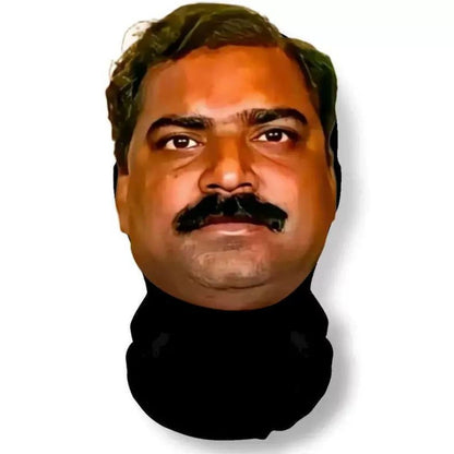 Indian-Style Party Realistic Mask Headgear – Abstract & Funny Cosplay Mask, Essential Gear for Cycling & Going Out