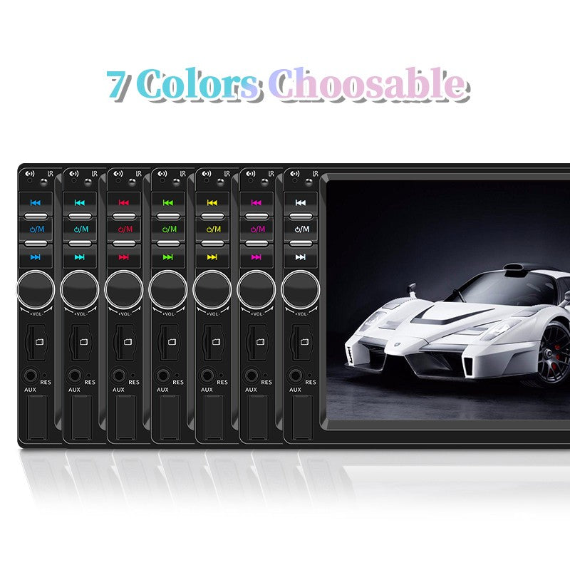 Hippcron 7 Inch Car Radio 1Din MP5 Autoradio Multimedia Bluetooth Player HD Touch Screen Mirror Link Universal Aux USB TF Card