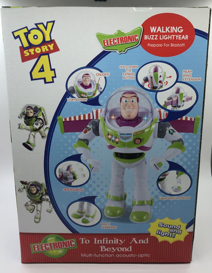 Boneco Articulado de 33cm do Buzz Lightyear de Toy Story 4 da Disney Pixar com Corpo de Pano, Fala e Edição Limitada para Coleção, Decoração e Presente