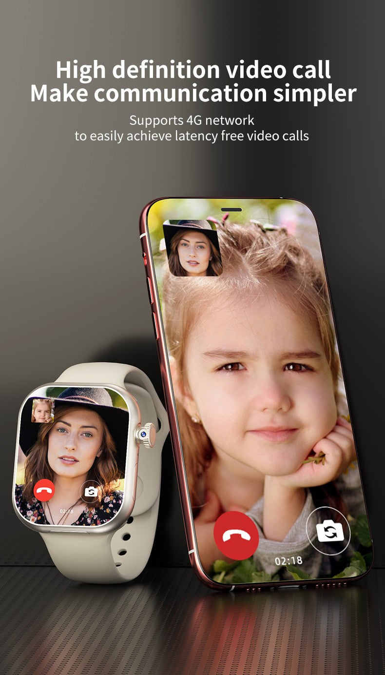 VP29 Smartwatch 5G Android 256GB Storage 4G/5G LTE Sim Card GPS WIFI 2.29 inch 490*580 Amoled Smart Watch With 8MP Rotary Camera