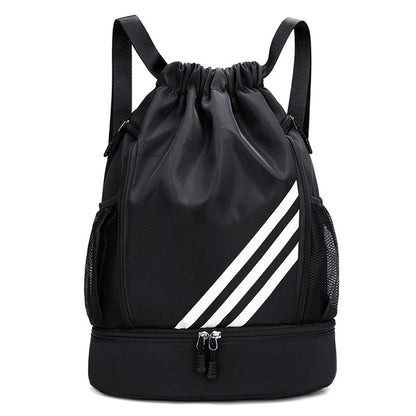 Large Capacity Versatile Lightweight Dry Wet Separation Multifunctional Sports and Fitness Harness Pocket Backpack