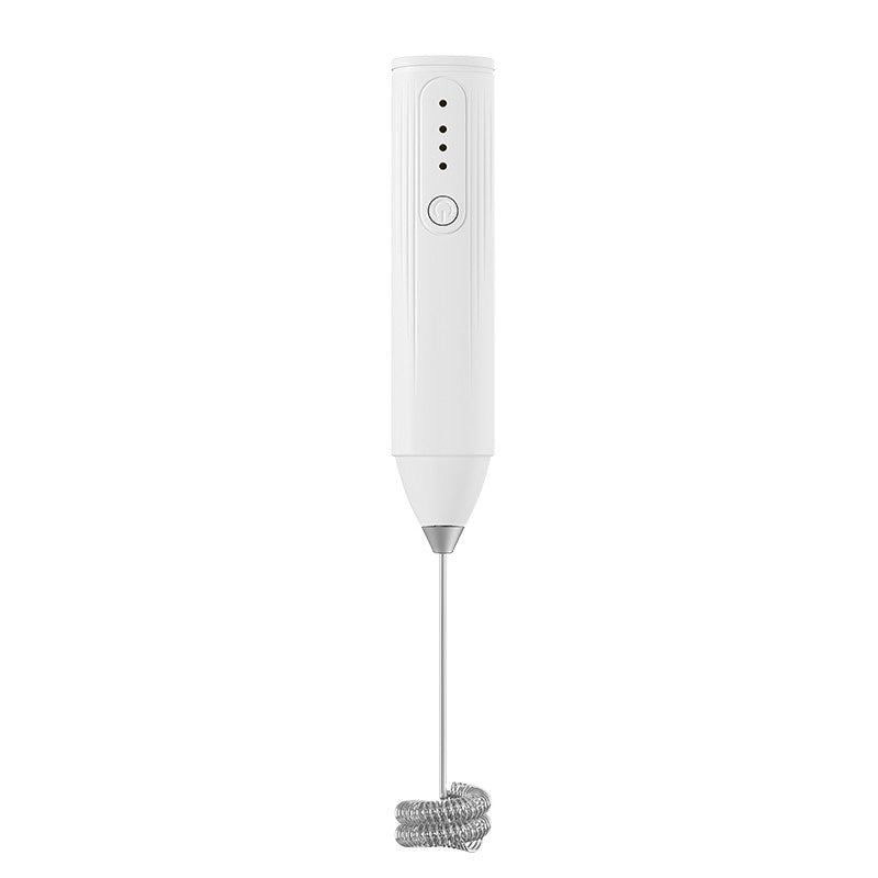 Handheld milk frother, 3-speed electric egg beater, charging portable beverage jam milk coffee machine, household kitchen mixer