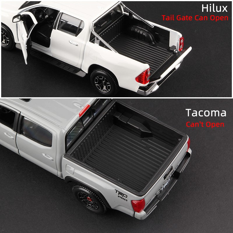 Maisto 1:27 Toyota Pickup Caminhonete de Liga Leve Hilux Tacoma TRD Pro Modelo de Carro Fundido Veículos Esportivos Fundidos de Brinquedo