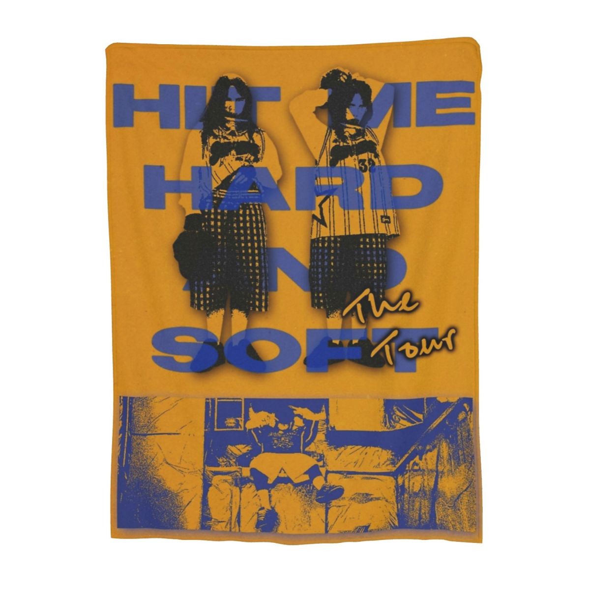 Manta de Lã Hit Me Hard And Soft Merch Billie Macia e Aconchegante para Carro e Quilt